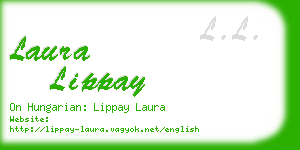 laura lippay business card